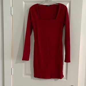 Fashion Nova Red Body-con Dress. Size XL.